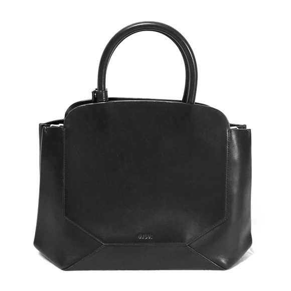 Auxiliary Handbags - Auxiliary Black Leather Convertible Shoulder Bag